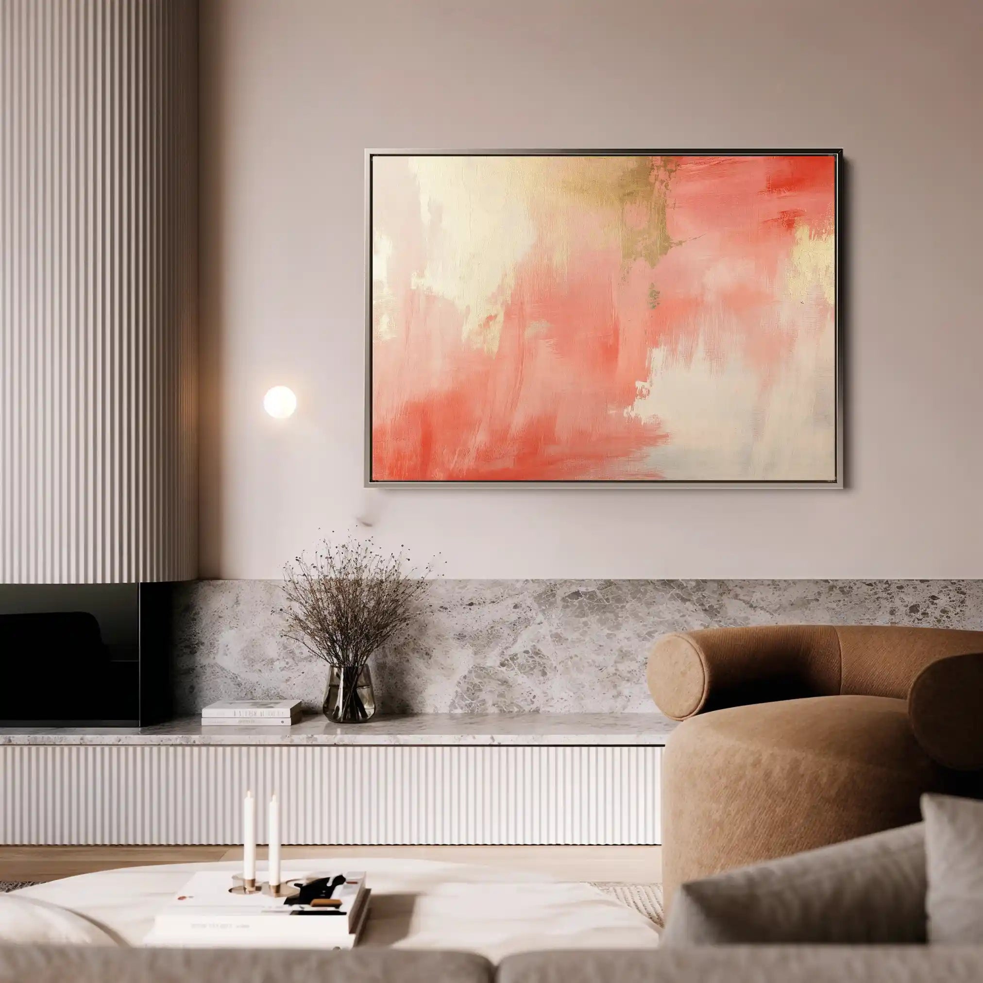 Abstract 389 Canvas Art 60 x 40 cm / Stretched on hidden frame
