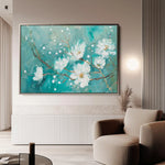 Floral Canvas Wall Art WAD389-F 90 x 60 cm / Stretched on hidden frame