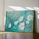 Floral Canvas Wall Art WAD389-F 90 x 60 cm / Stretched on hidden frame