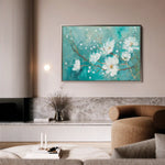 Floral Canvas Wall Art WAD389-F 90 x 60 cm / Stretched on hidden frame