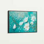 Floral Canvas Wall Art WAD389-F 90 x 60 cm / Stretched on hidden frame