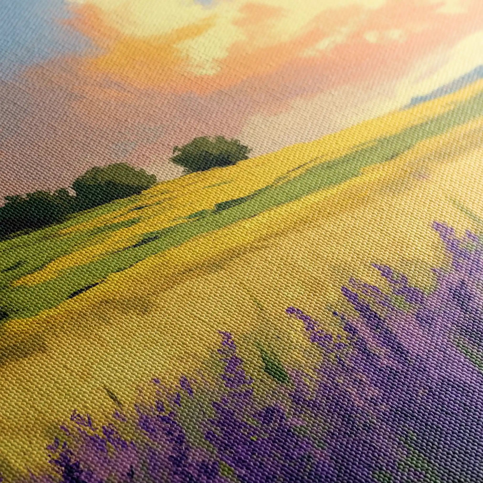 Landscape 389 Canvas Art 90 x 60 cm / Stretched on hidden frame