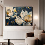 Floral Canvas Wall Art WAD390-F 90 x 60 cm / Stretched on hidden frame