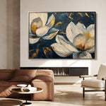 Floral Canvas Wall Art WAD390-F 90 x 60 cm / Stretched on hidden frame