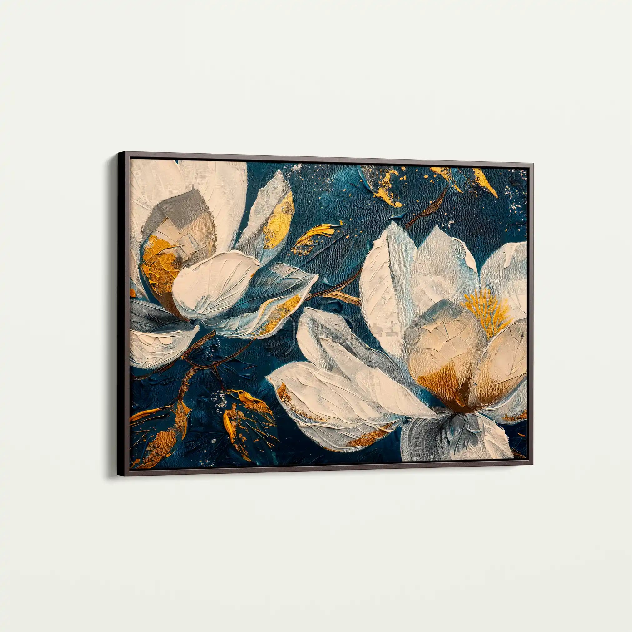 Floral Canvas Wall Art WAD390-F 90 x 60 cm / Stretched on hidden frame