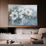 Floral Canvas Wall Art WAD391-F 90 x 60 cm / Stretched on hidden frame