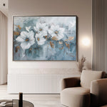 Floral Canvas Wall Art WAD391-F 90 x 60 cm / Stretched on hidden frame