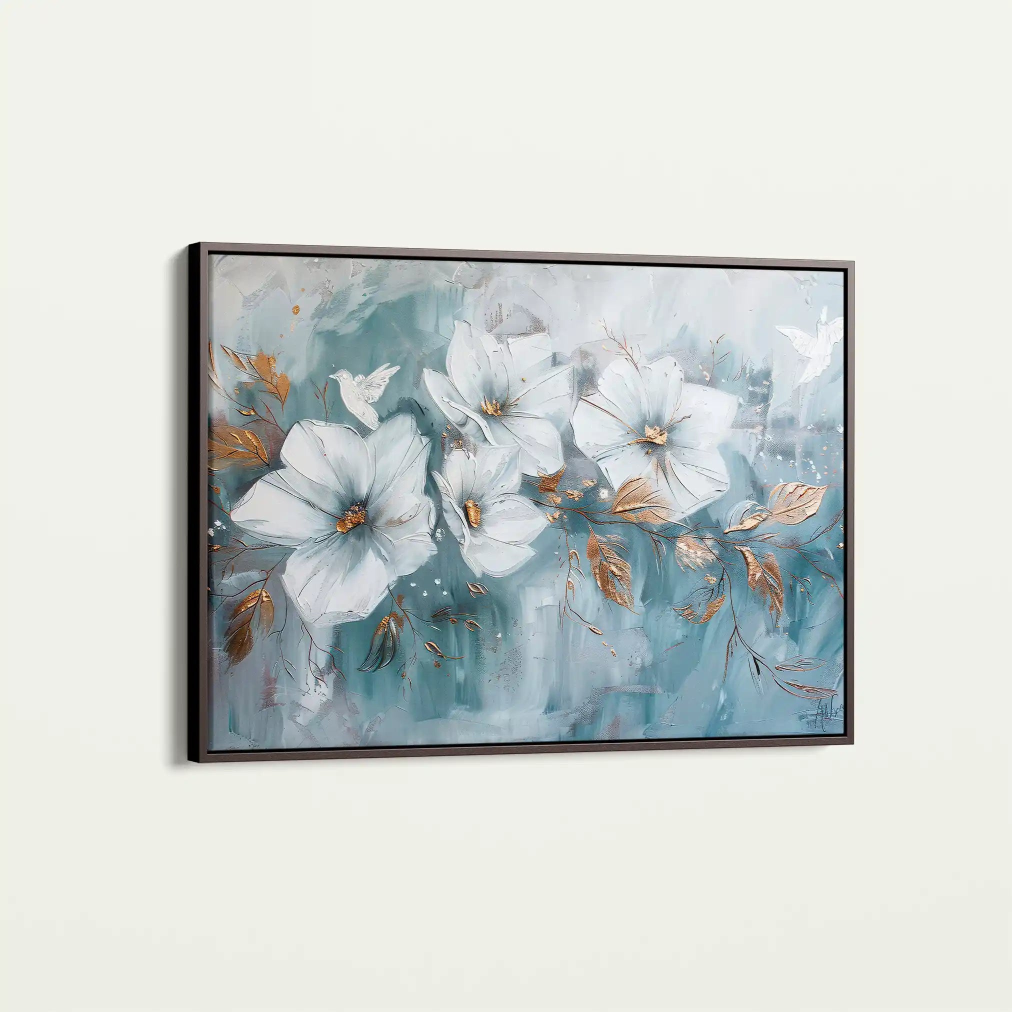 Floral Canvas Wall Art WAD391-F 90 x 60 cm / Stretched on hidden frame