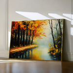 Landscape 391 Canvas Art 90 x 60 cm / Stretched on hidden frame