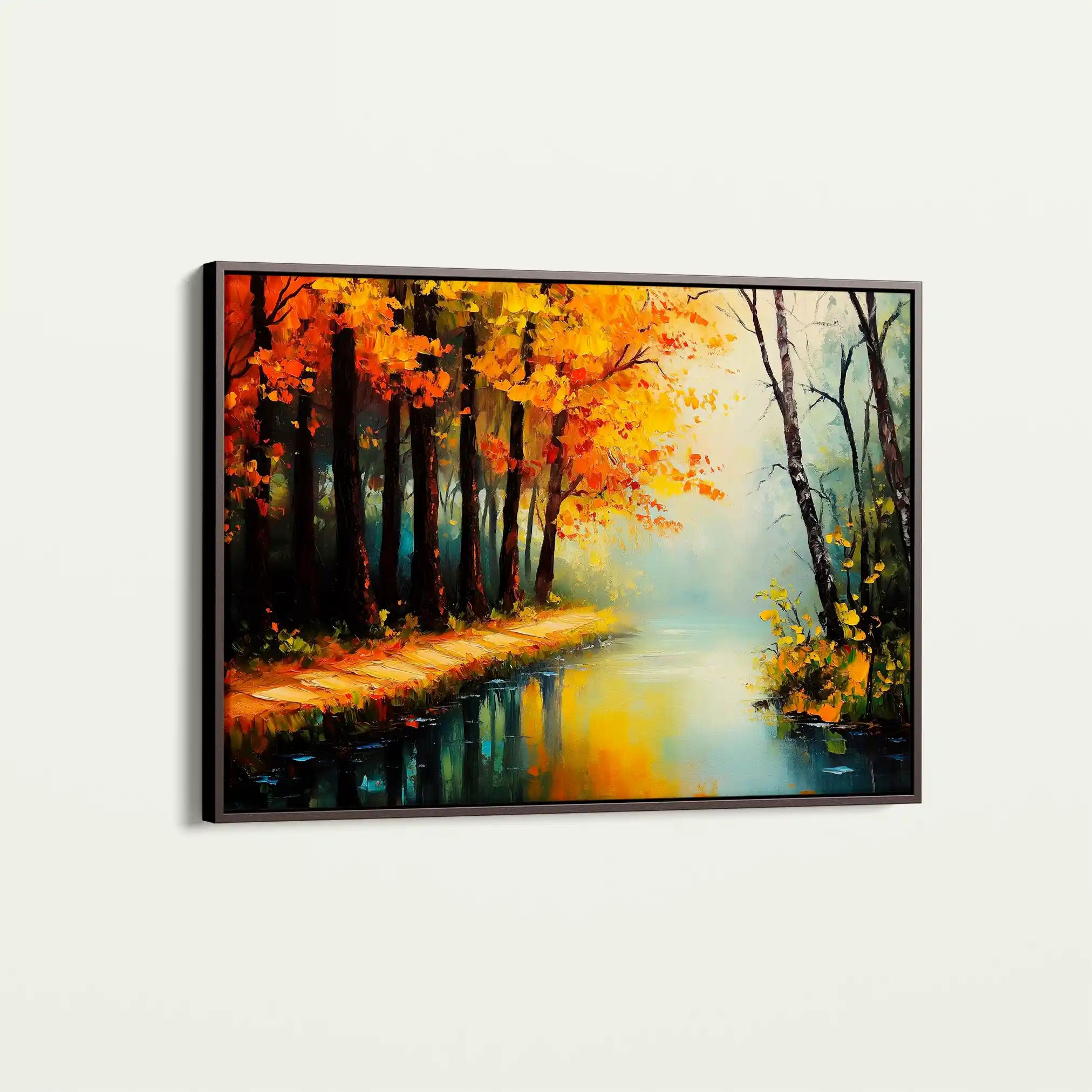 Landscape 391 Canvas Art 90 x 60 cm / Stretched on hidden frame
