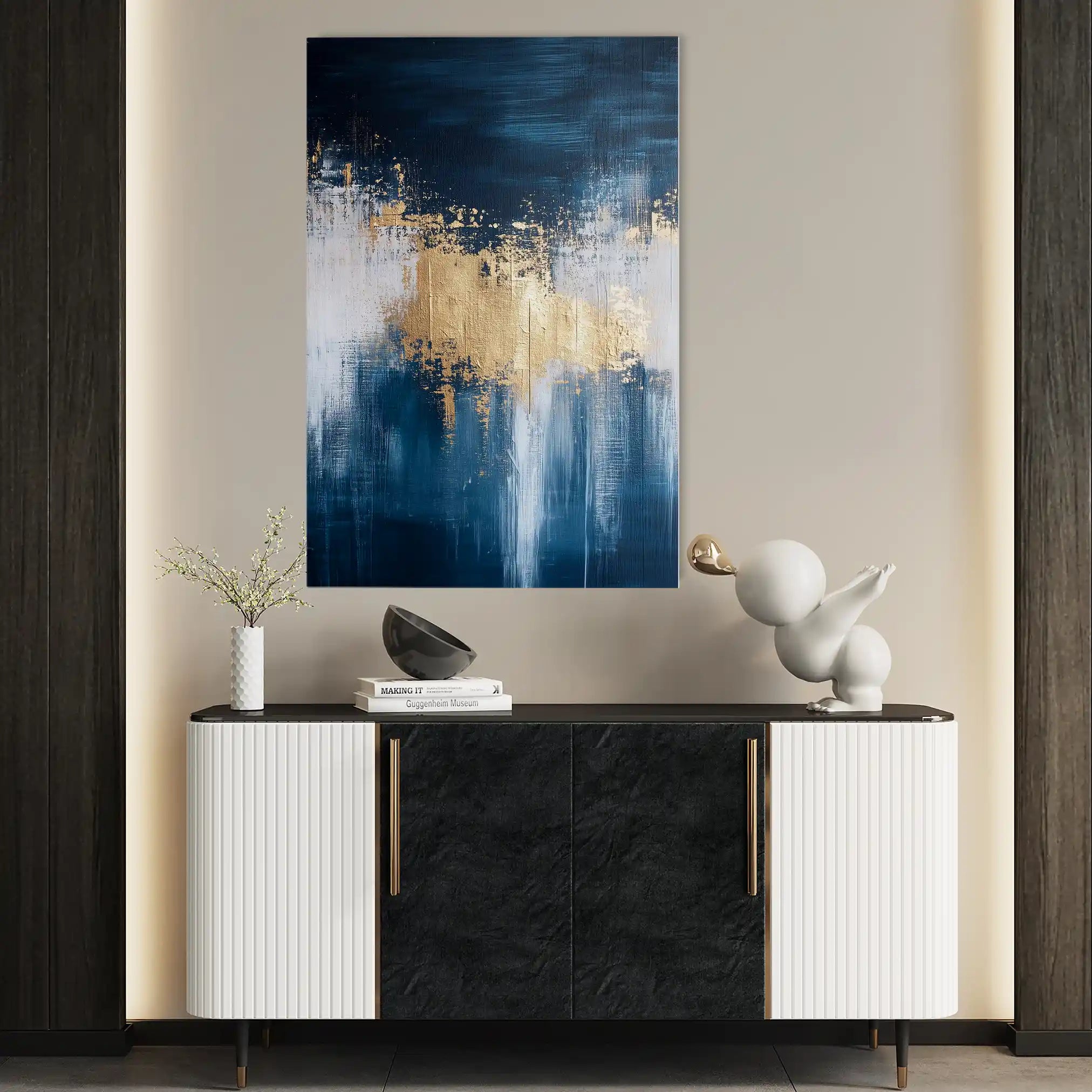 Abstract 392 Canvas Art 60 x 40 cm / Stretched on hidden frame