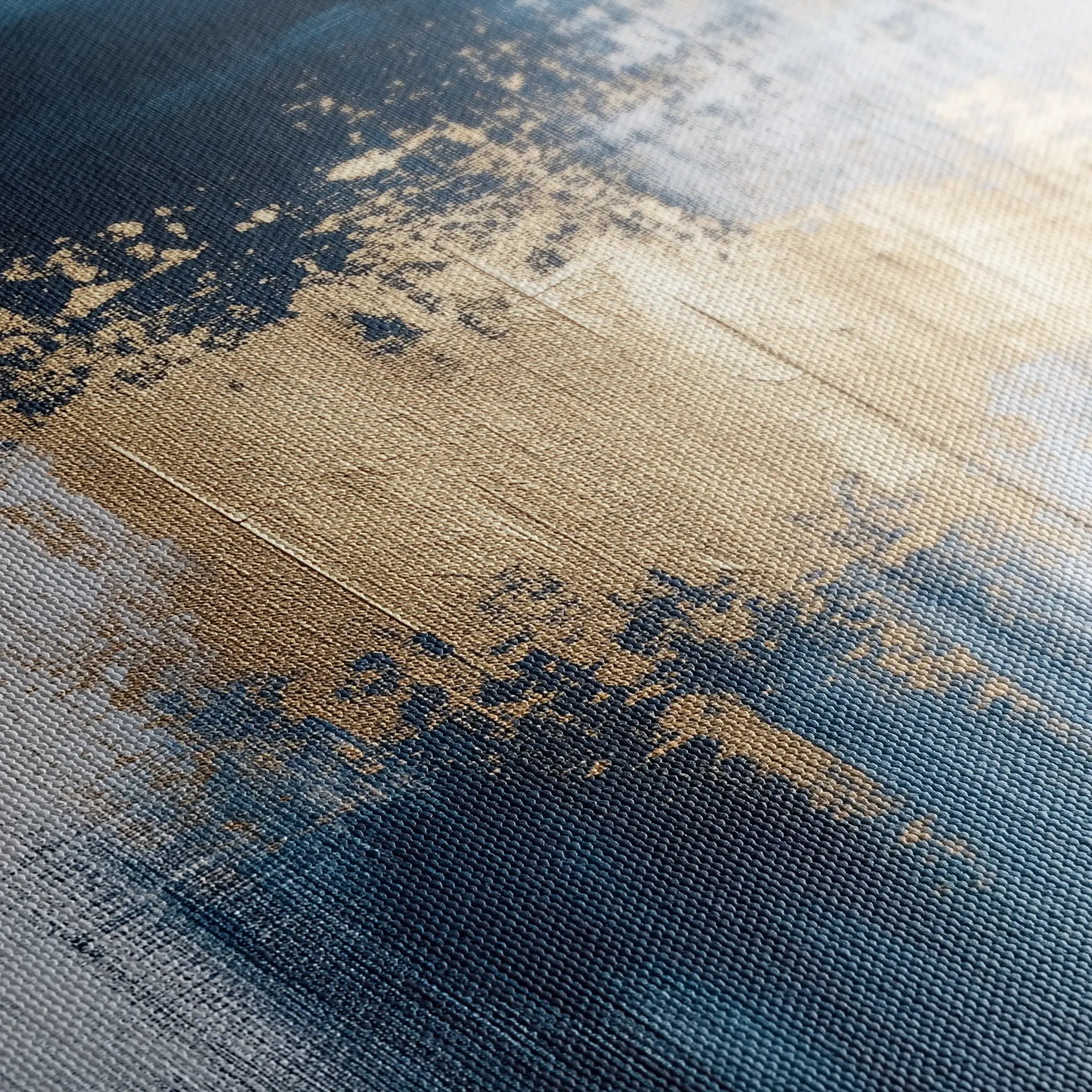 Abstract Canvas Wall Art WAD392-A 90 x 60 cm / Stretched on hidden frame