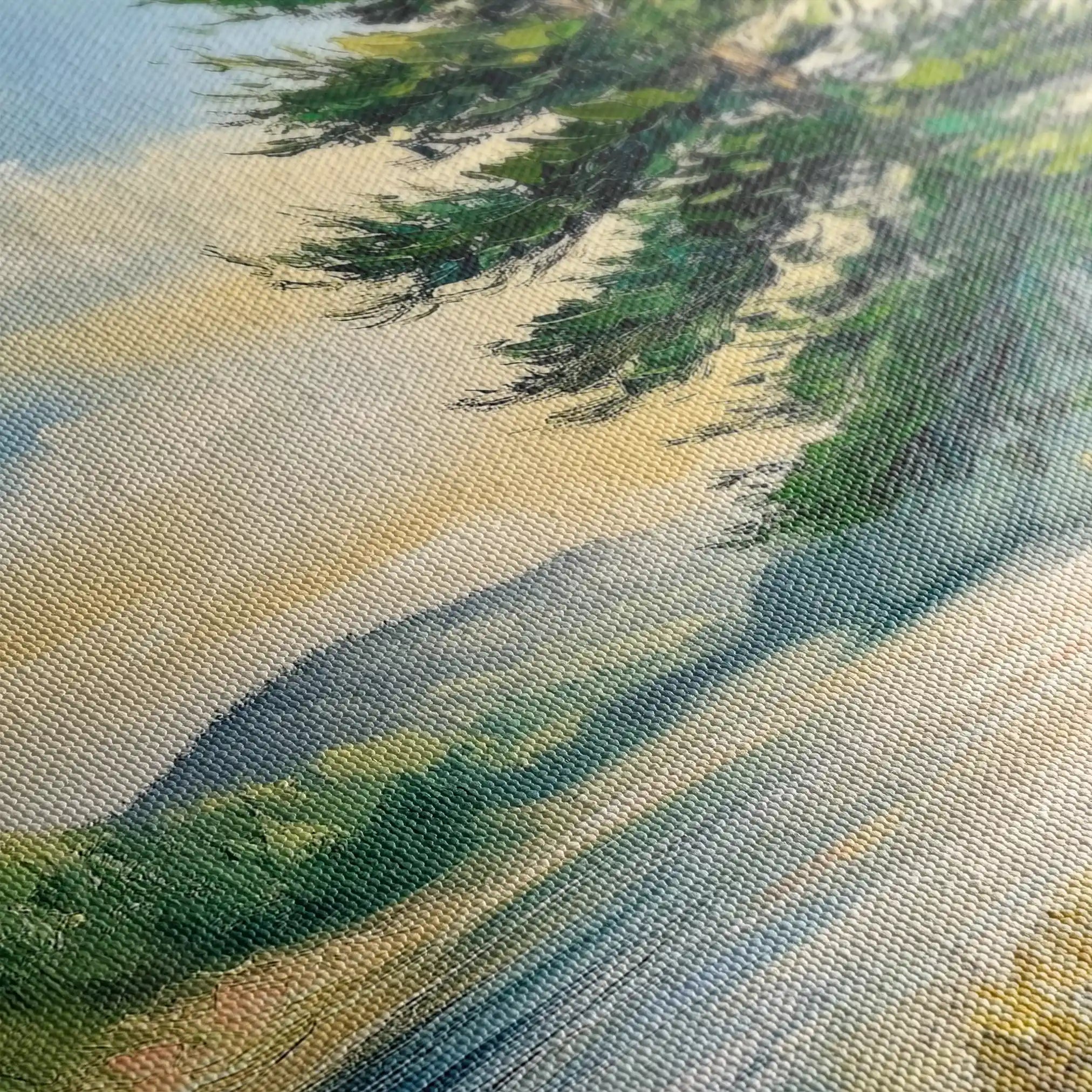 Landscape 392 Canvas Art 90 x 60 cm / Stretched on hidden frame