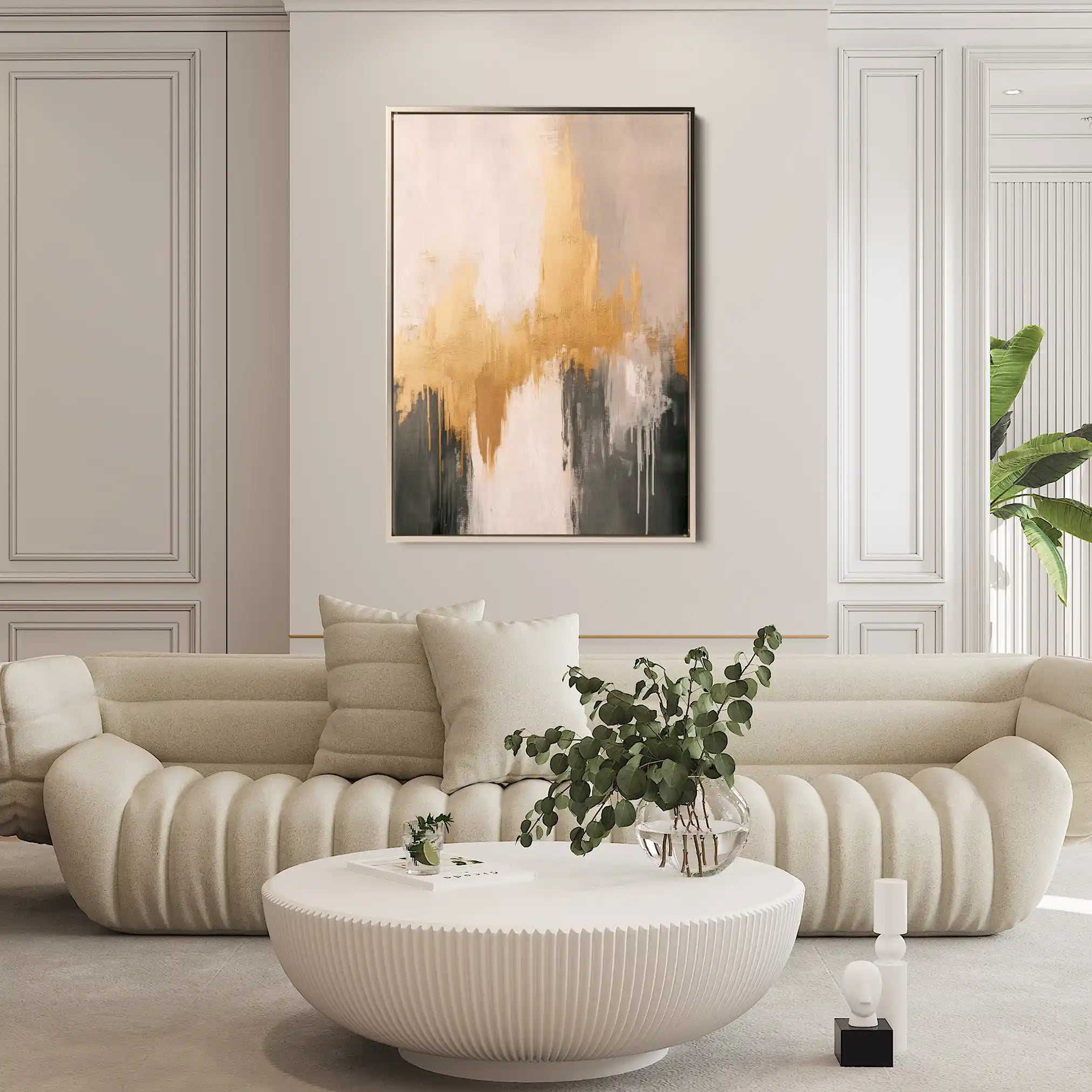 Abstract 394 Canvas Art 60 x 40 cm / Stretched on hidden frame