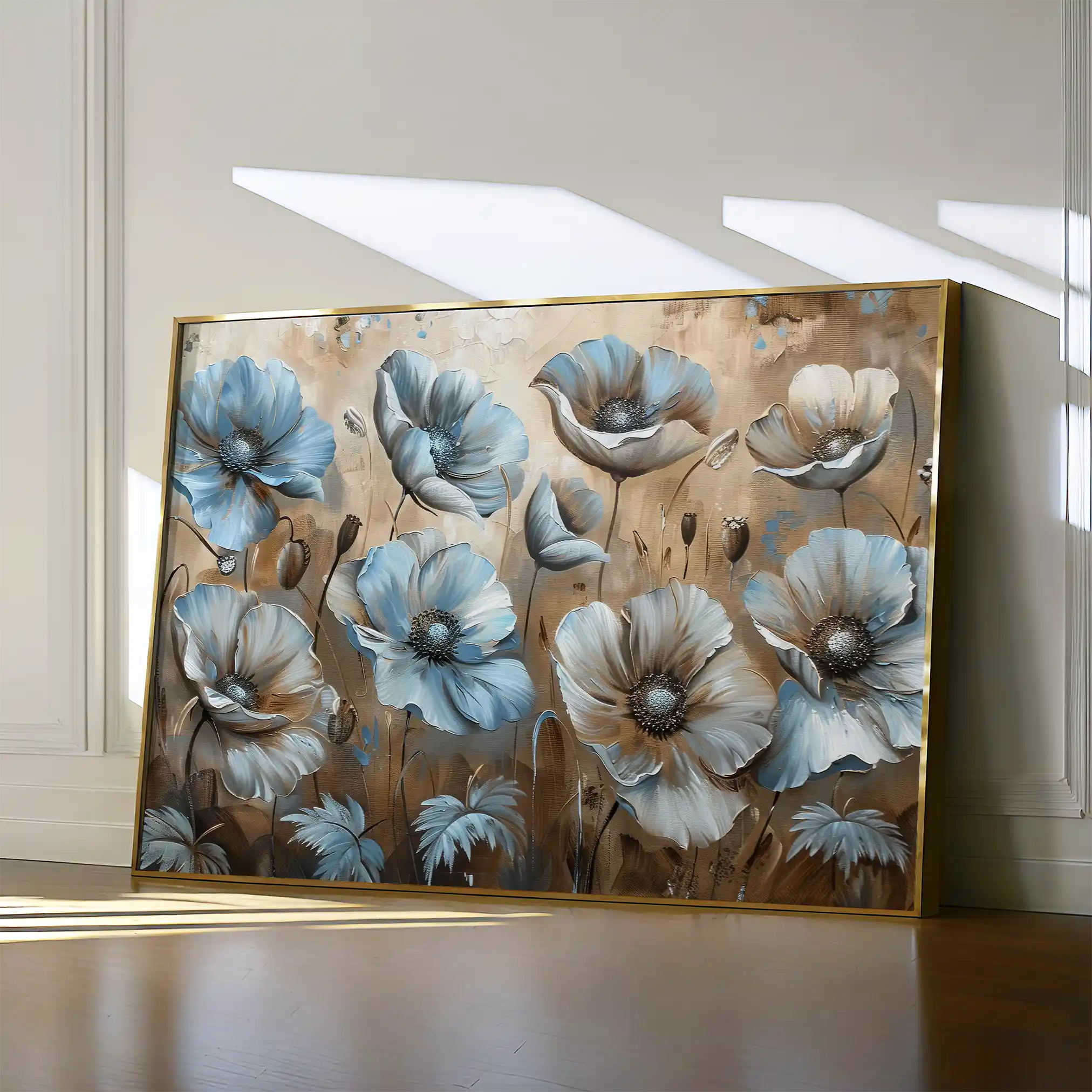 Floral Canvas Wall Art WAD394-F 90 x 60 cm / Stretched on hidden frame