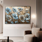 Floral Canvas Wall Art WAD394-F 90 x 60 cm / Stretched on hidden frame