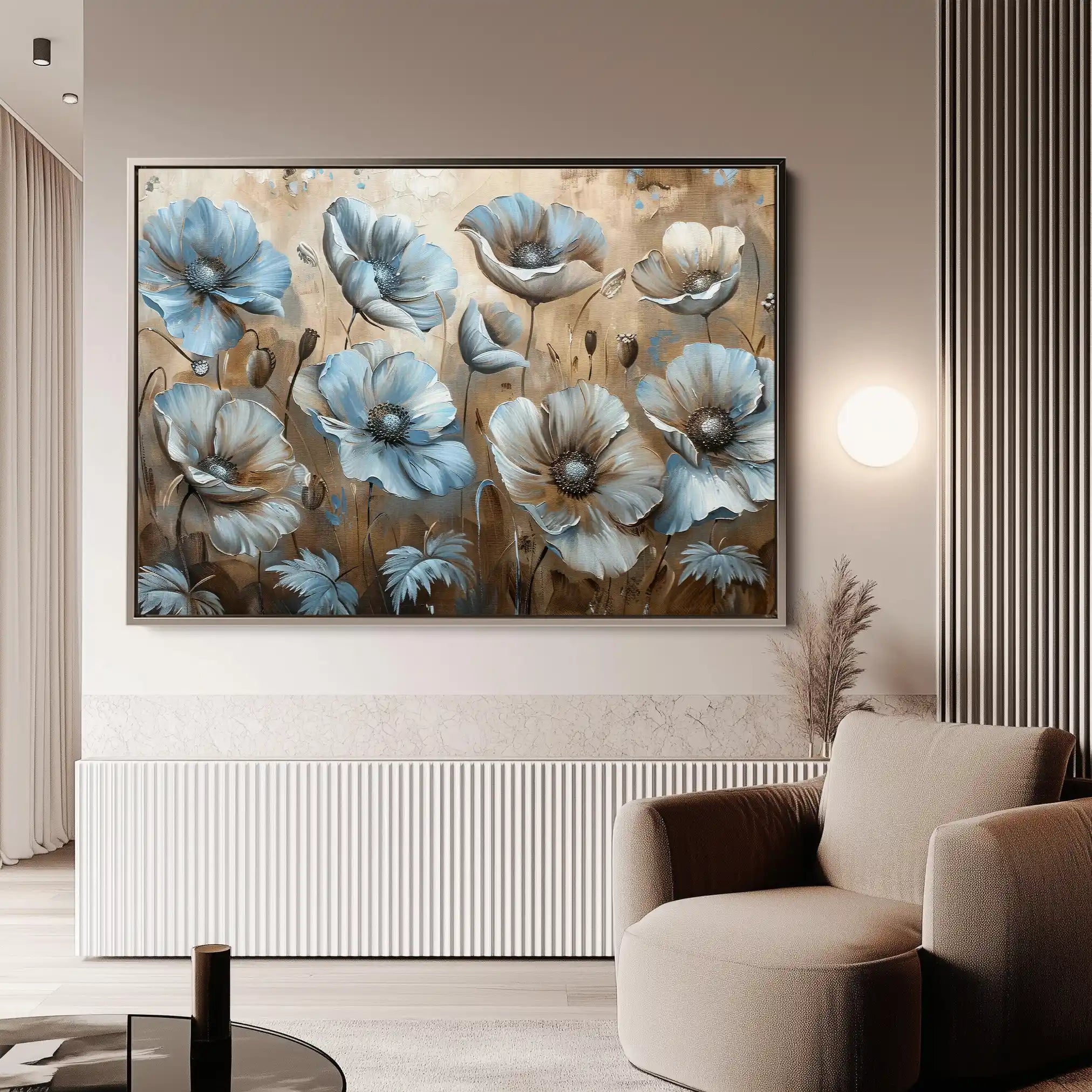 Floral Canvas Wall Art WAD394-F 90 x 60 cm / Stretched on hidden frame