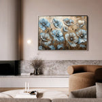 Floral Canvas Wall Art WAD394-F 90 x 60 cm / Stretched on hidden frame