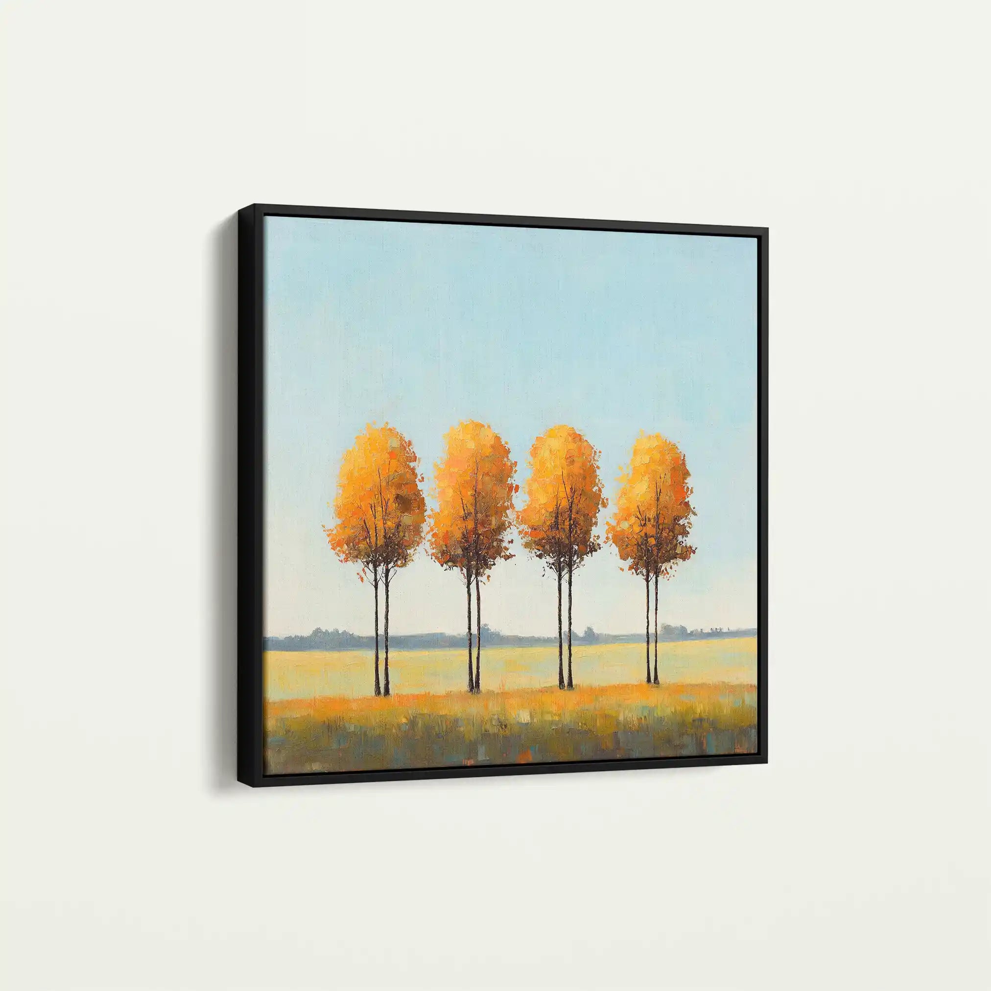 Landscape 394 Canvas Art 80 x 80 cm / Stretched on hidden frame