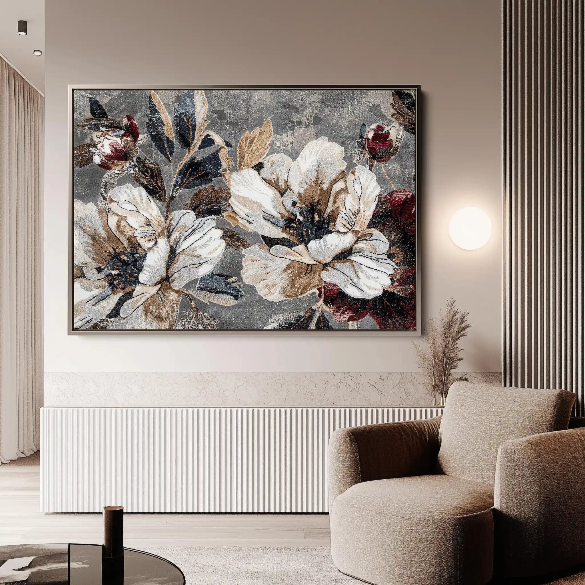 Floral Canvas Wall Art WAD395-F 90 x 60 cm / Stretched on hidden frame