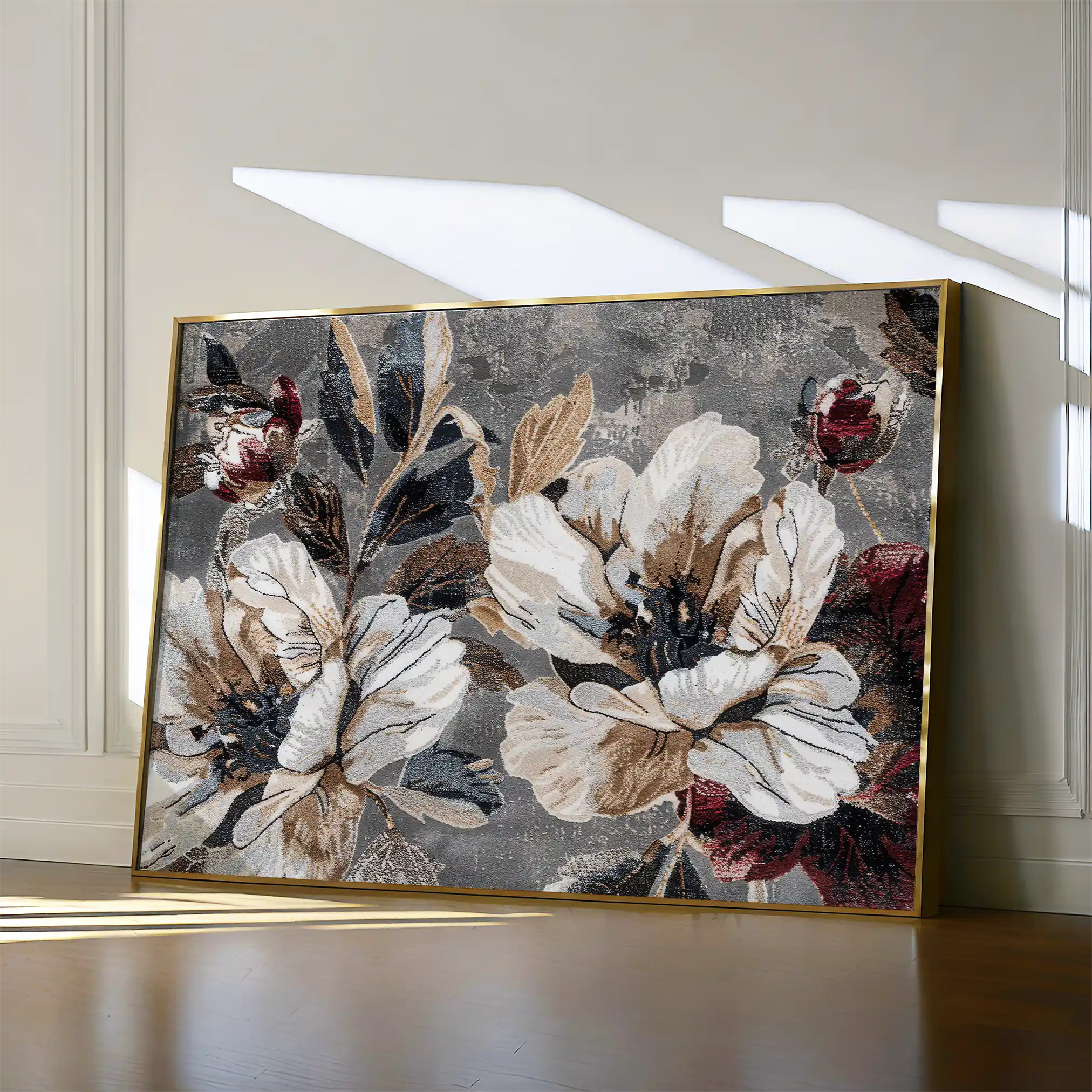 Floral Canvas Wall Art WAD395-F 90 x 60 cm / Stretched on hidden frame