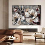 Floral Canvas Wall Art WAD395-F 90 x 60 cm / Stretched on hidden frame