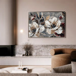 Floral Canvas Wall Art WAD395-F 90 x 60 cm / Stretched on hidden frame