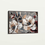 Floral Canvas Wall Art WAD395-F 90 x 60 cm / Stretched on hidden frame