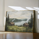 Landscape 395 Canvas Art 90 x 60 cm / Stretched on hidden frame