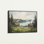 Landscape 395 Canvas Art 90 x 60 cm / Stretched on hidden frame