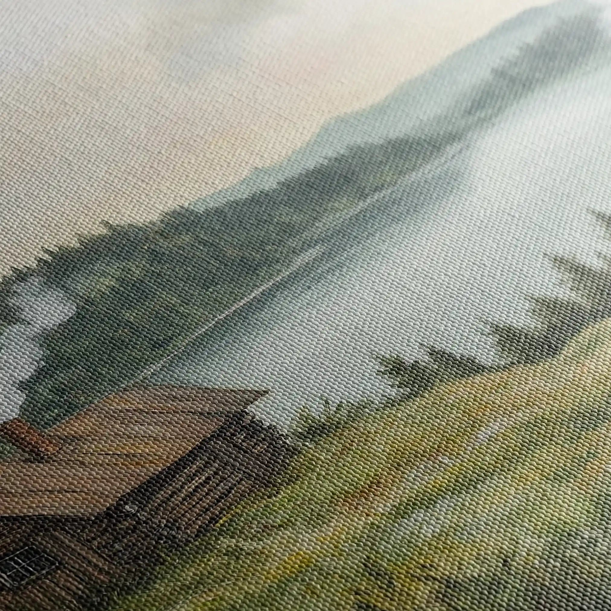 Landscape 395 Canvas Art 90 x 60 cm / Stretched on hidden frame