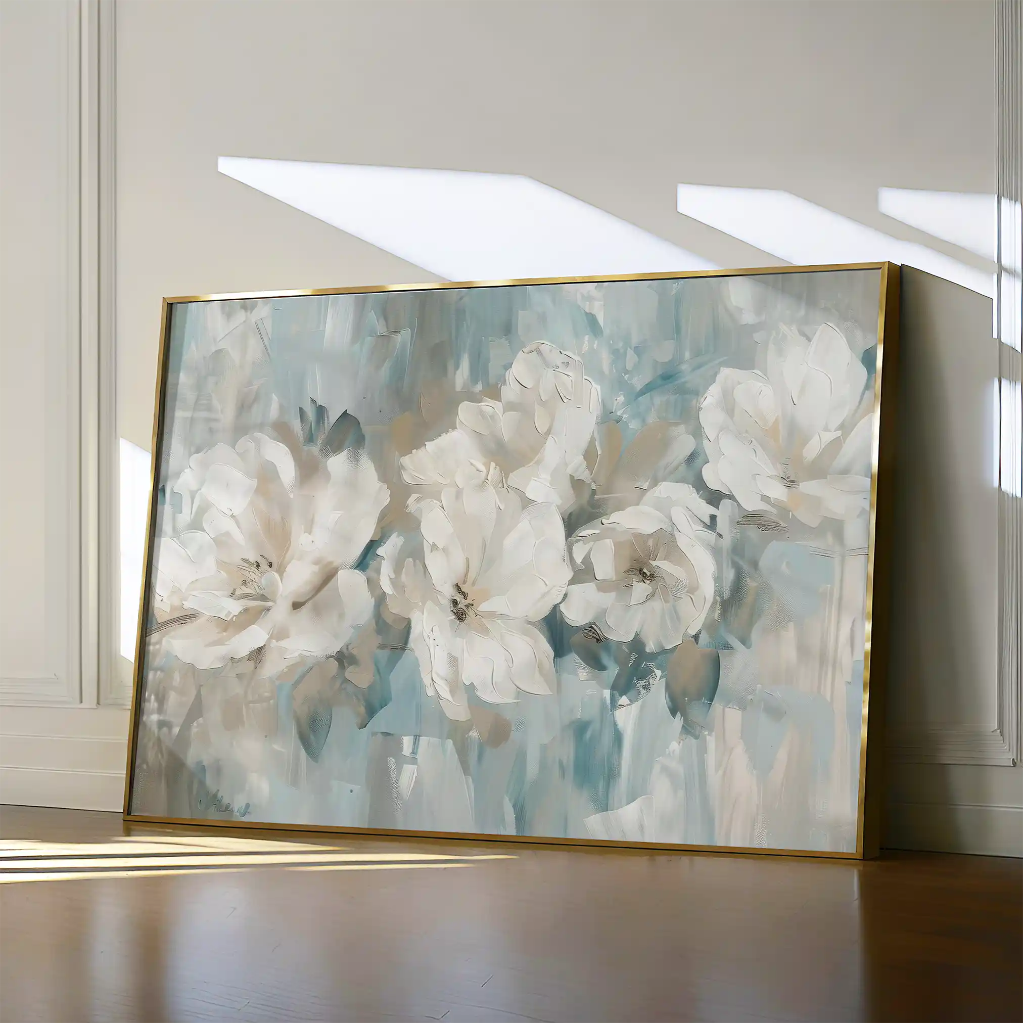Floral Canvas Wall Art WAD396-F 90 x 60 cm / Stretched on hidden frame