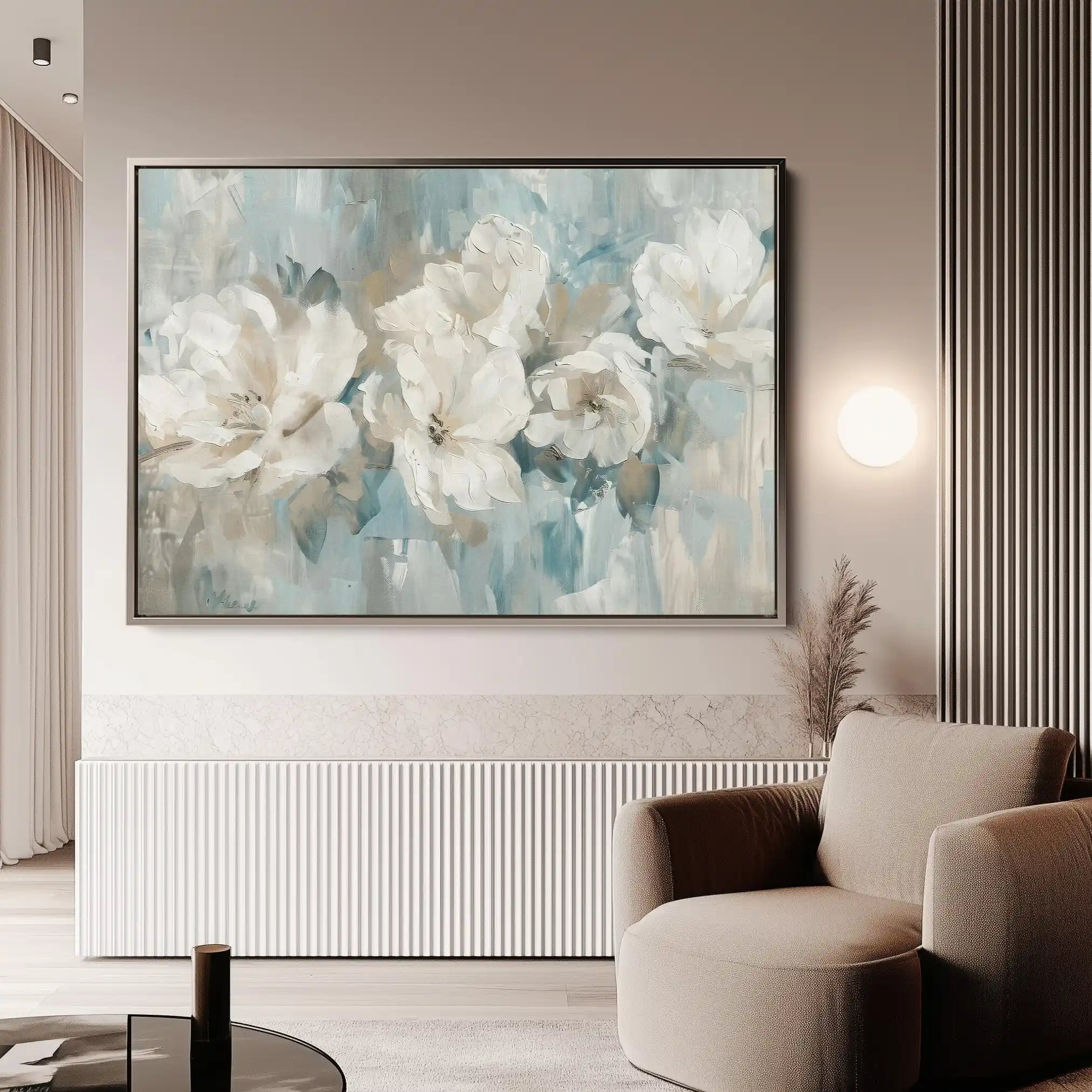 Floral Canvas Wall Art WAD396-F 90 x 60 cm / Stretched on hidden frame