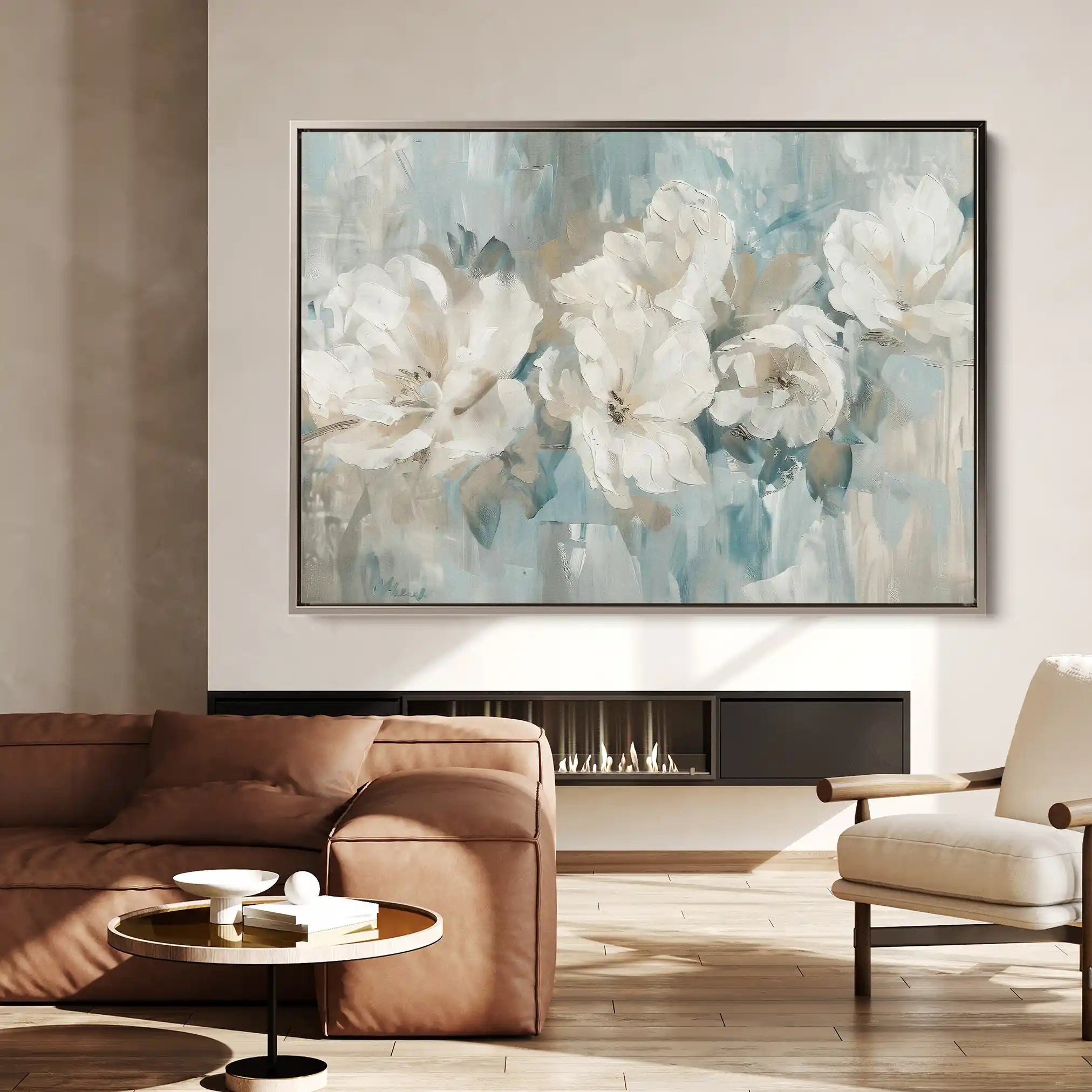 Floral Canvas Wall Art WAD396-F 90 x 60 cm / Stretched on hidden frame