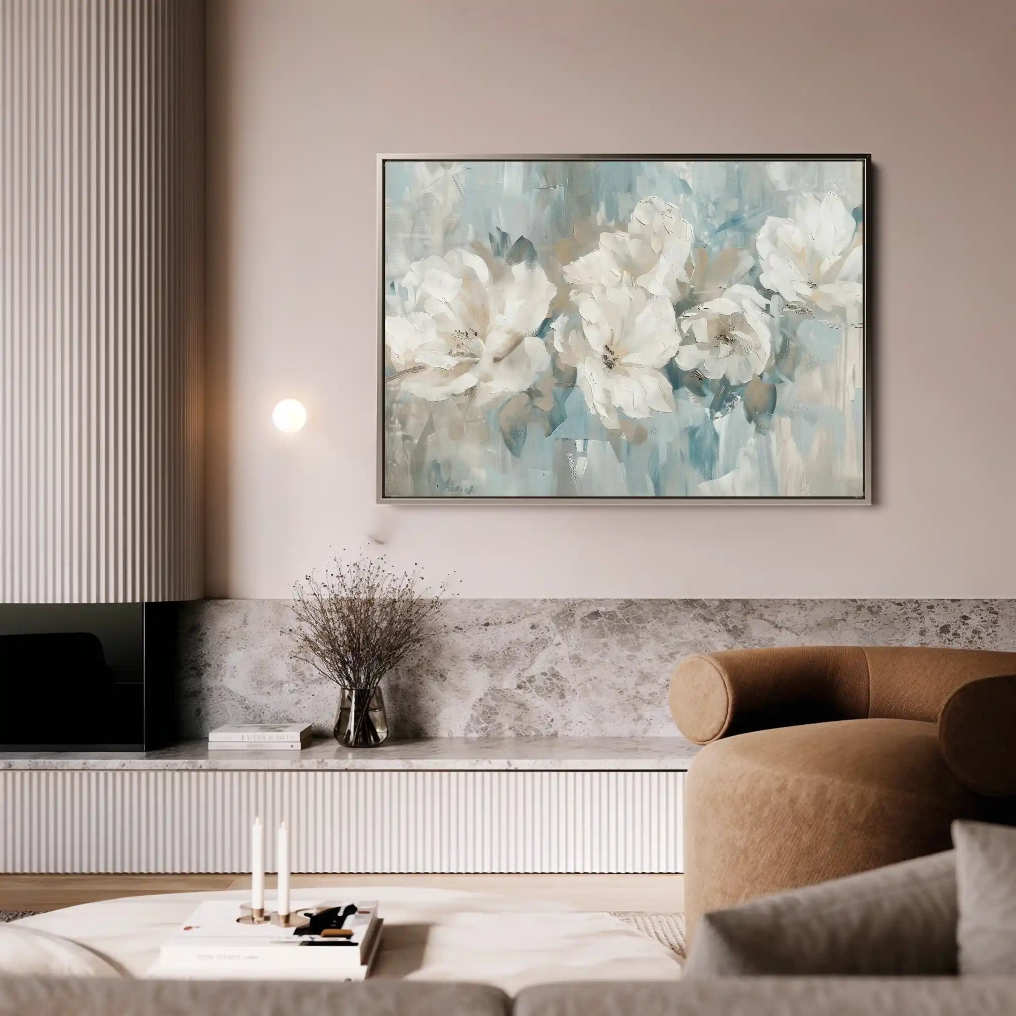 Floral Canvas Wall Art WAD396-F 90 x 60 cm / Stretched on hidden frame