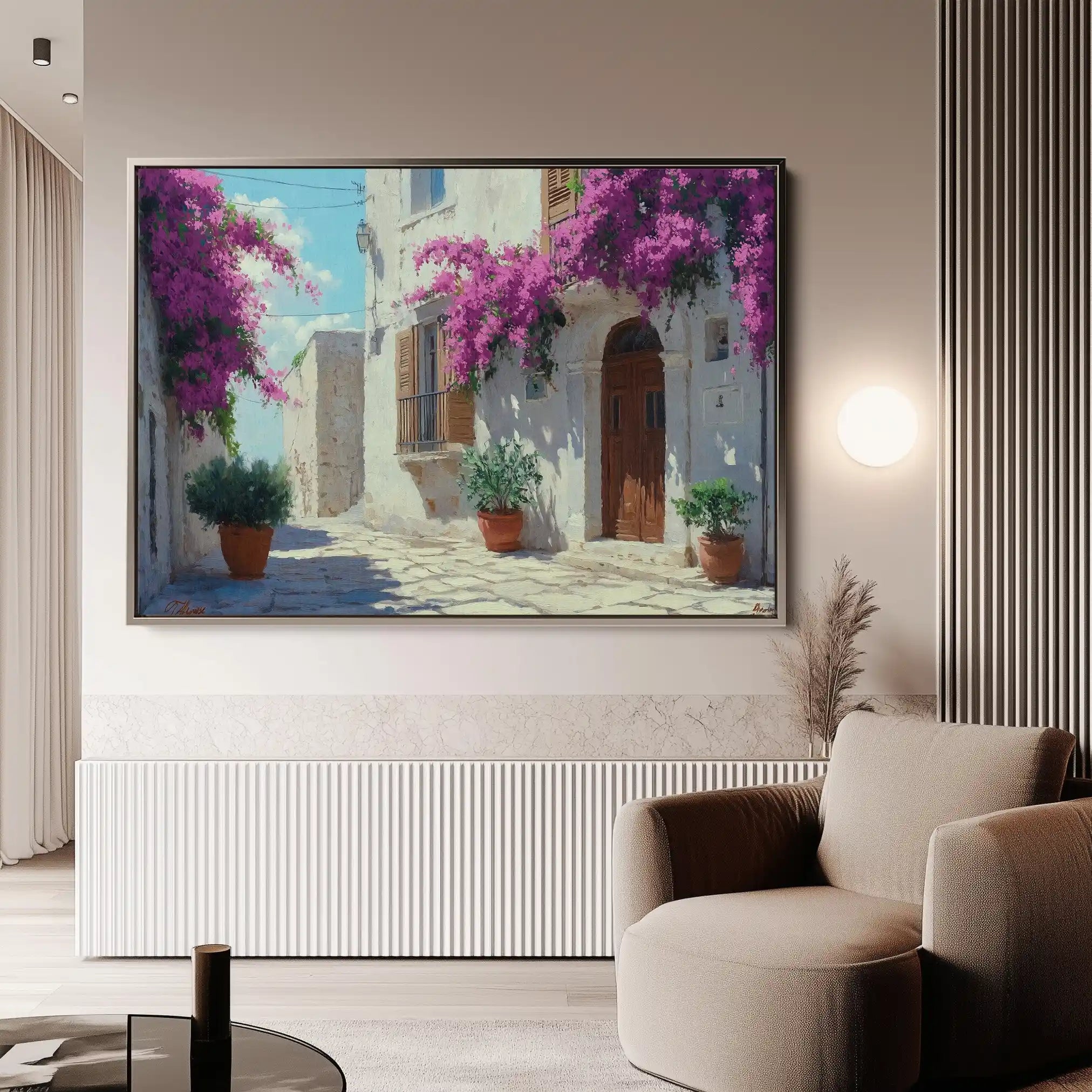 Landscape 396 Canvas Art 90 x 60 cm / Stretched on hidden frame
