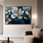Floral Canvas Wall Art WAD397-F 90 x 60 cm / Stretched on hidden frame