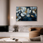Floral Canvas Wall Art WAD397-F 90 x 60 cm / Stretched on hidden frame
