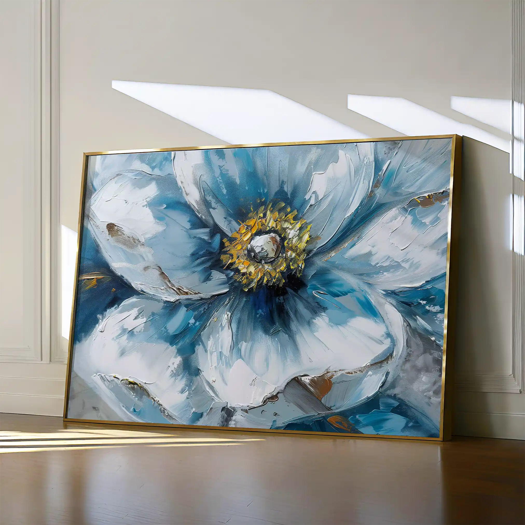 Floral Canvas Wall Art WAD398-F 90 x 60 cm / Stretched on hidden frame