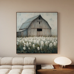 Landscape 398 Canvas Art 80 x 80 cm / Stretched on hidden frame