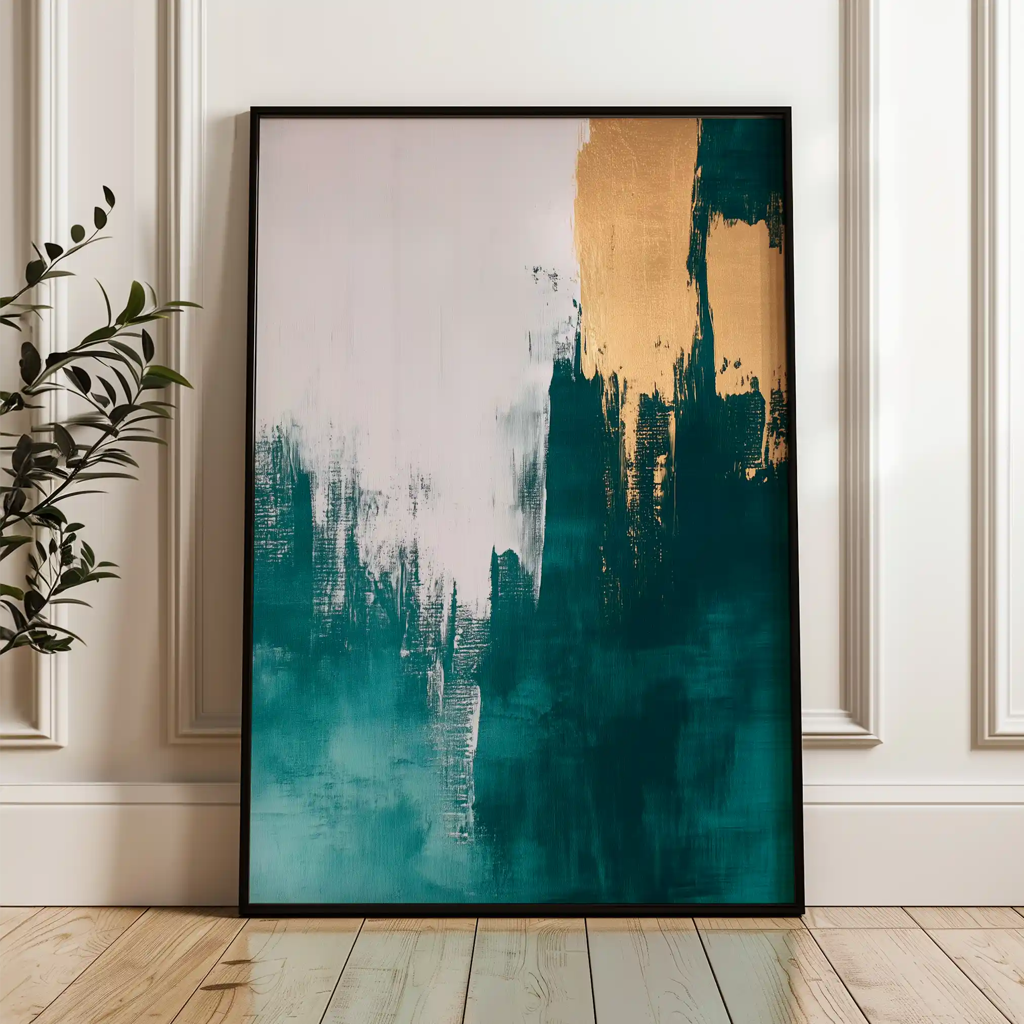 Abstract 399 Canvas Art 60 x 40 cm / Stretched on hidden frame