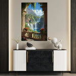 Landscape 399 Canvas Art 90 x 60 cm / Stretched on hidden frame