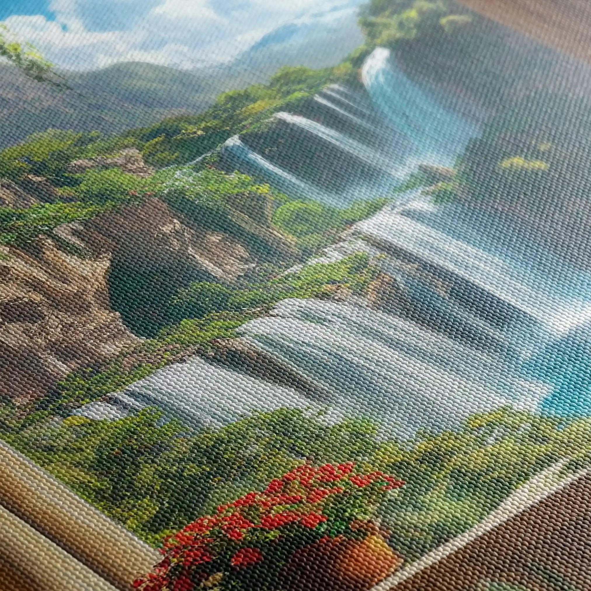 Landscape 399 Canvas Art 90 x 60 cm / Stretched on hidden frame