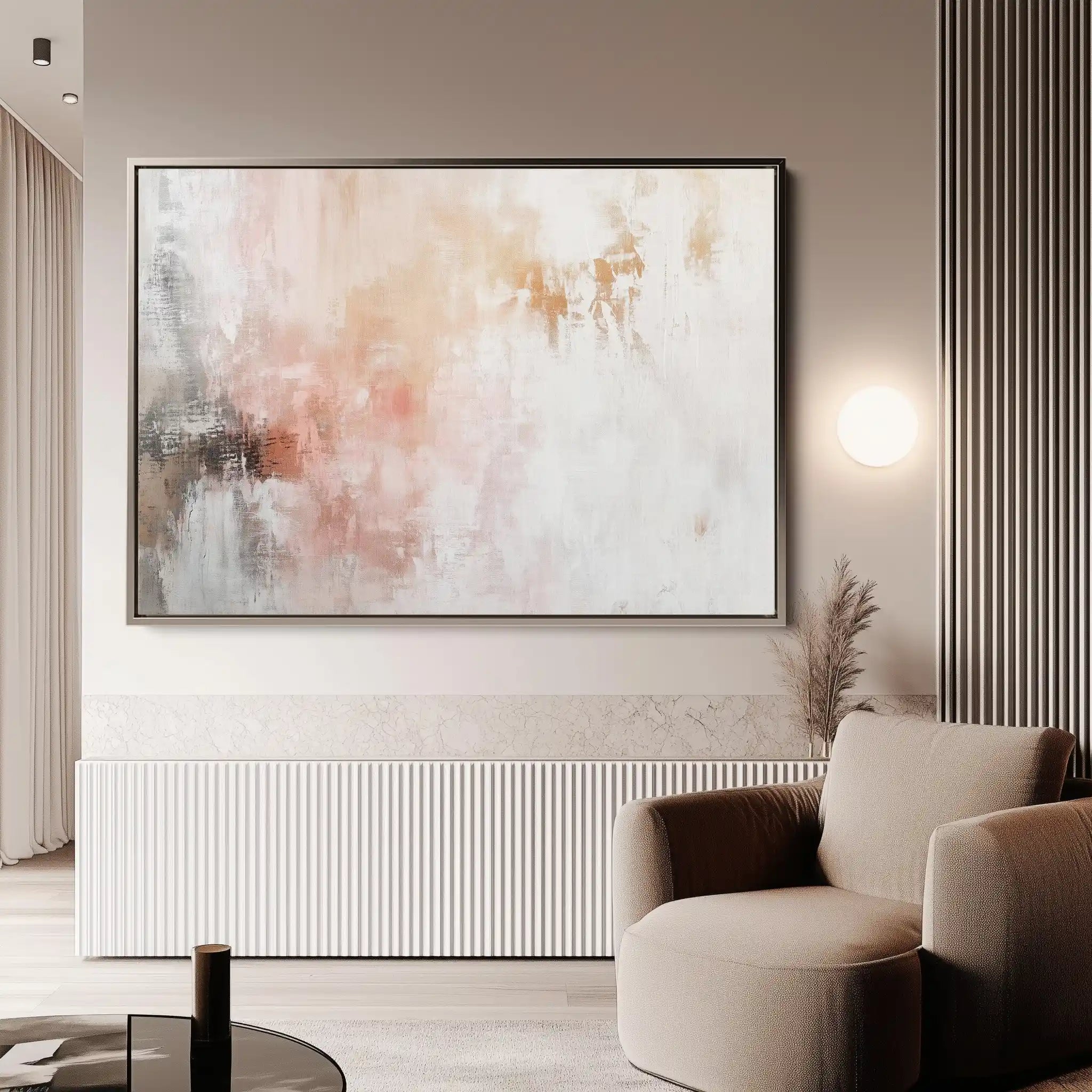 Abstract 400 Canvas Art 60 x 40 cm / Stretched on hidden frame