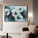 Floral Canvas Wall Art WAD400-F 90 x 60 cm / Stretched on hidden frame