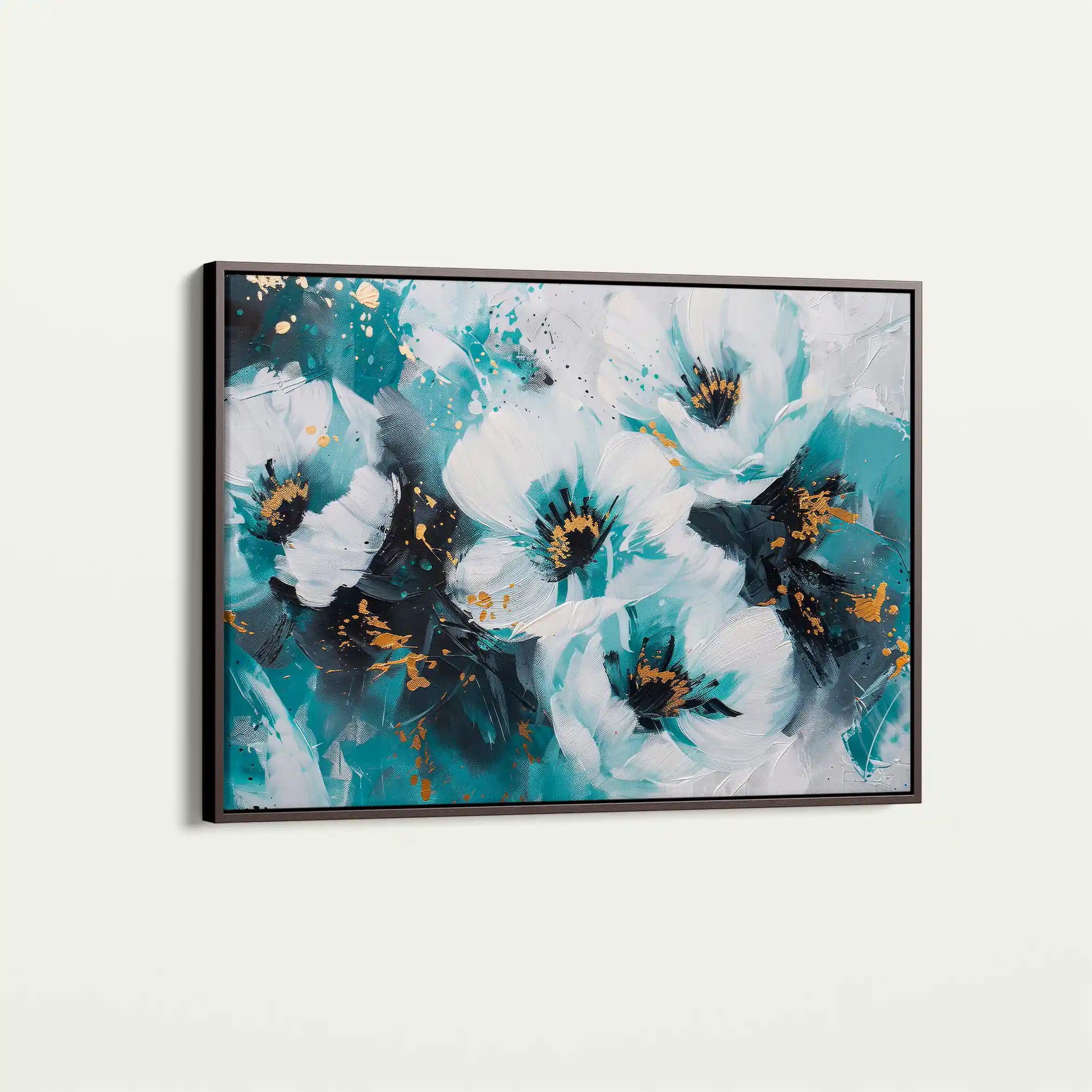 Floral Canvas Wall Art WAD400-F 90 x 60 cm / Stretched on hidden frame