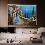 Landscape 400 Canvas Art 90 x 60 cm / Stretched on hidden frame