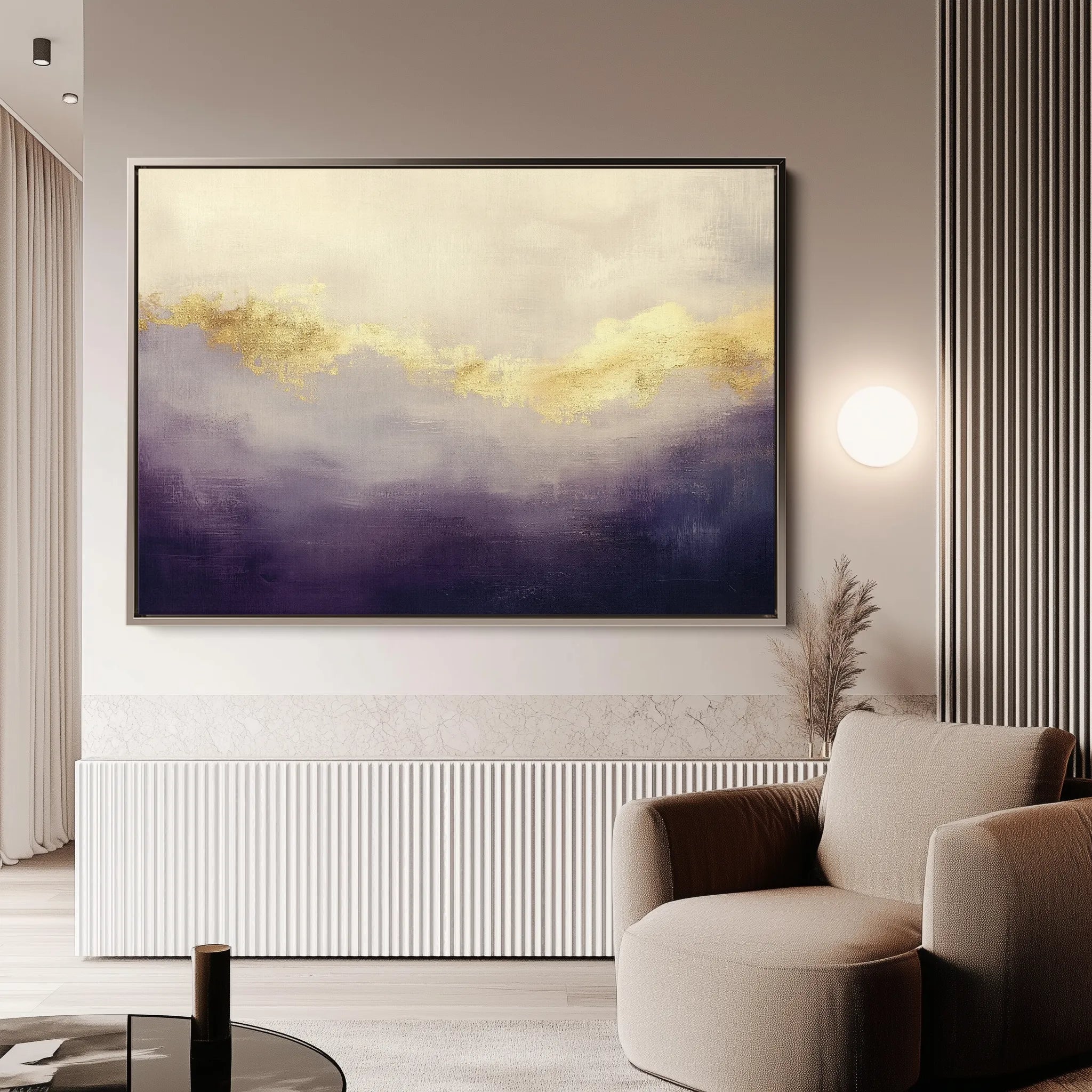 Abstract Canvas Wall Art WAD401-A 90 x 60 cm / Stretched on hidden frame