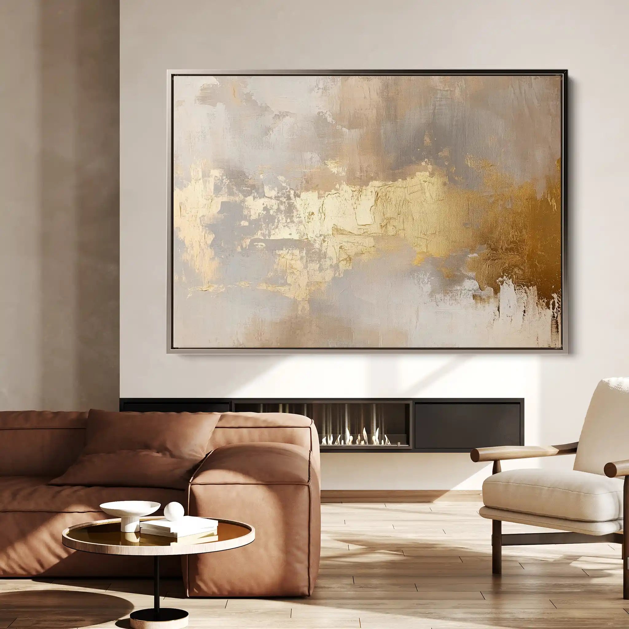 Abstract 402 Canvas Art 60 x 40 cm / Stretched on hidden frame