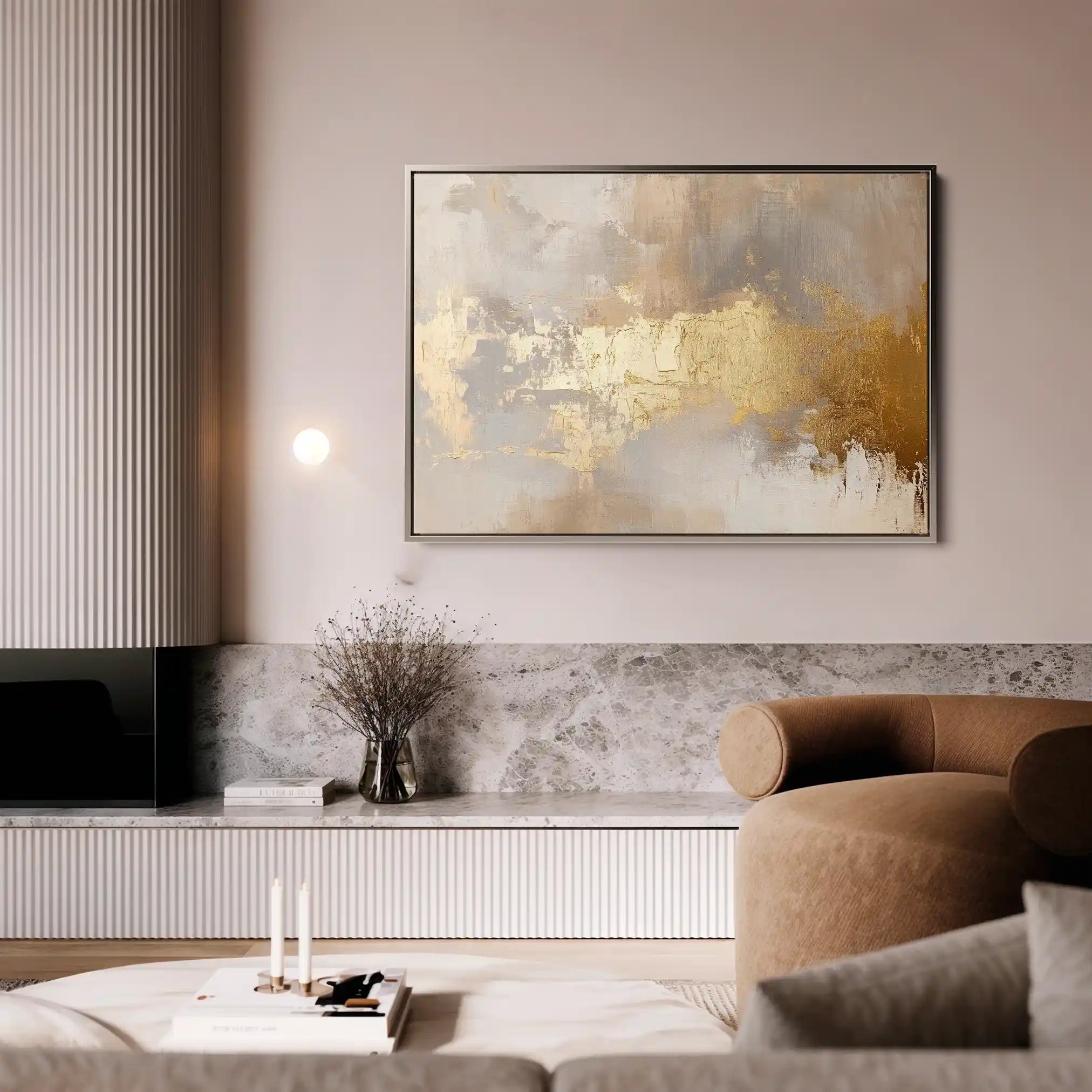 Abstract 402 Canvas Art 60 x 40 cm / Stretched on hidden frame